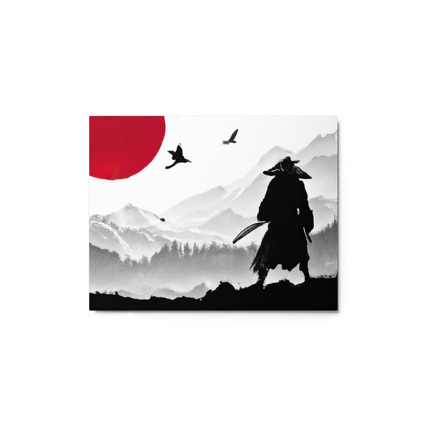 RED SUN Metallposter