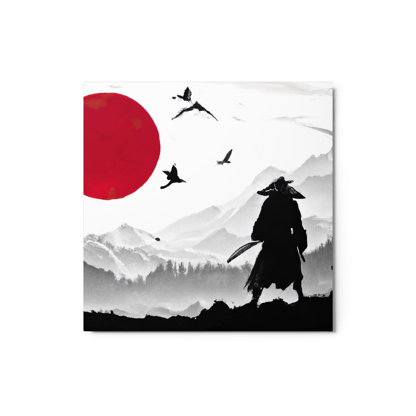 RED SUN Metallposter