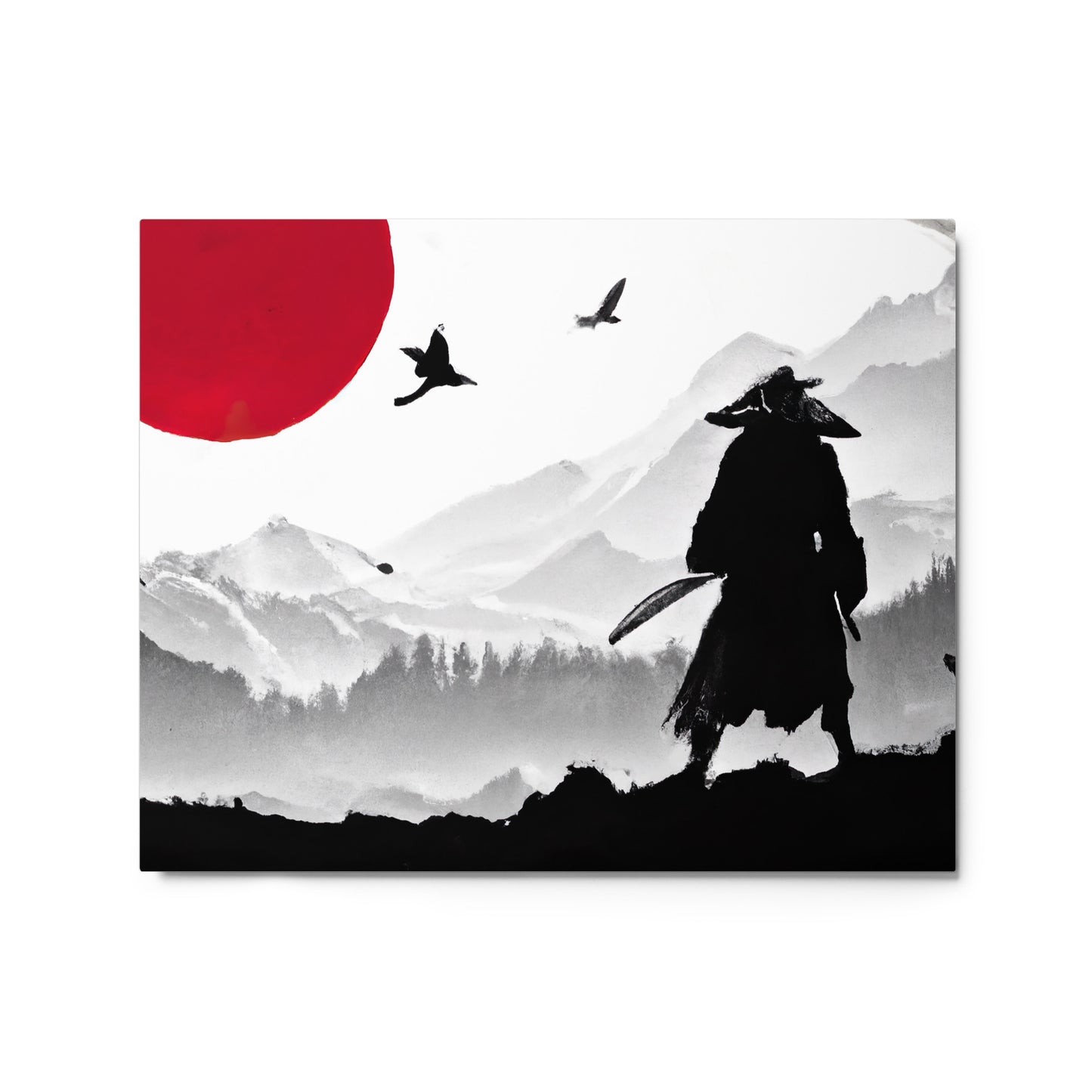 RED SUN Metallposter