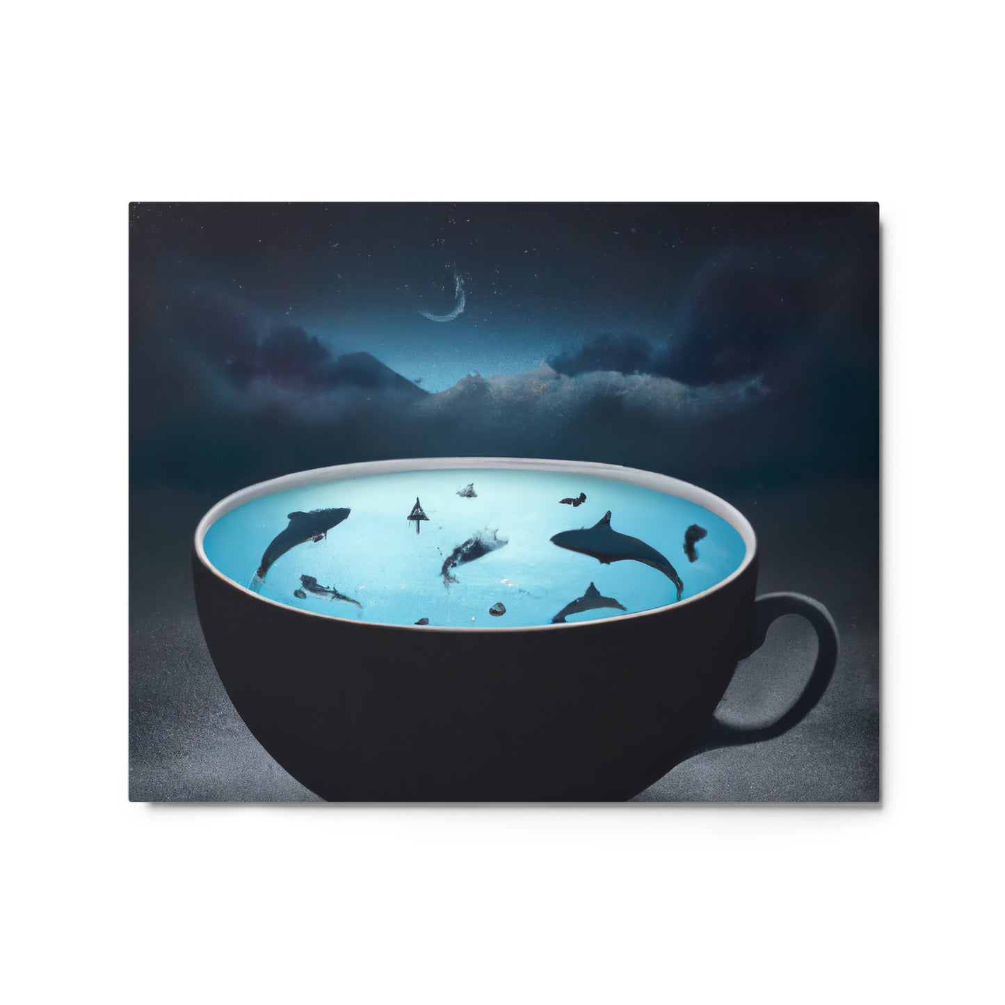 Sharksoup Metallposter