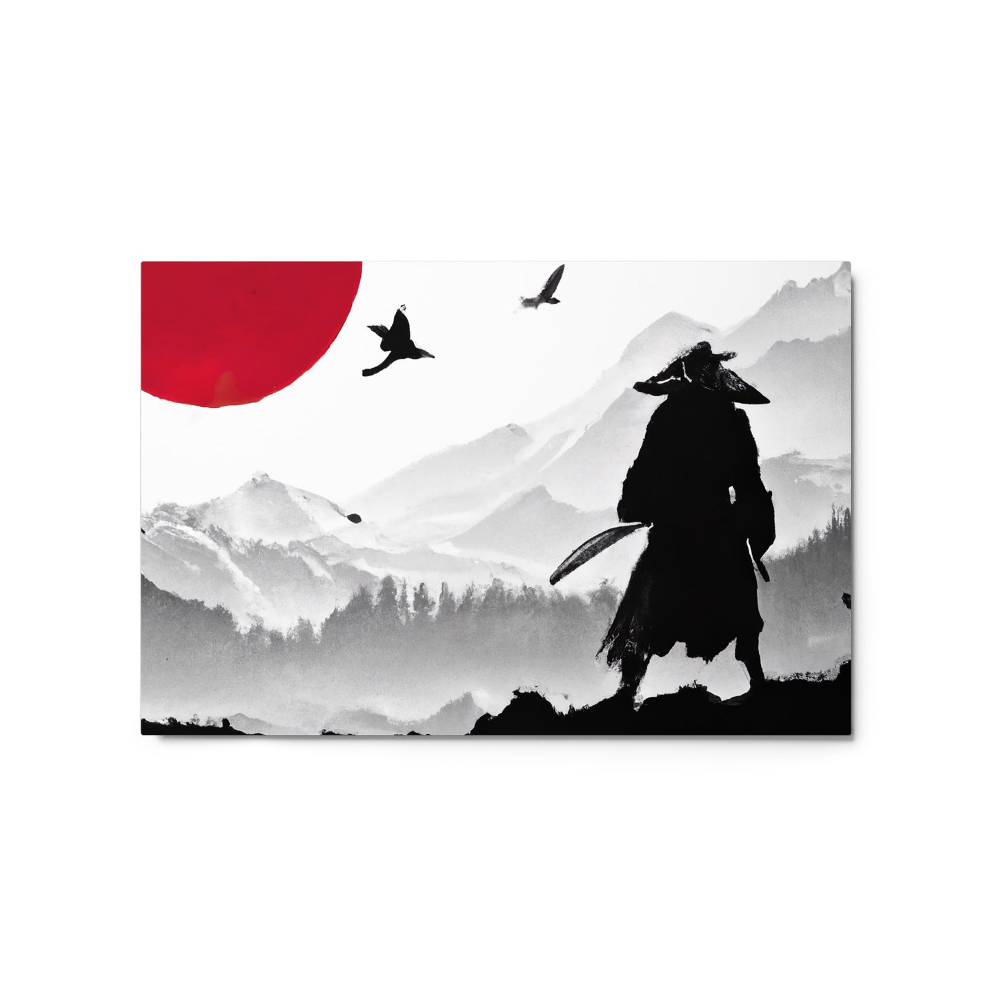 RED SUN Metallposter