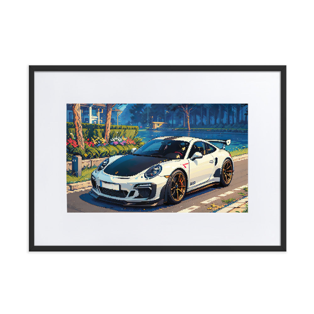 P-911-GT3-RS Eingerahmtes Poster