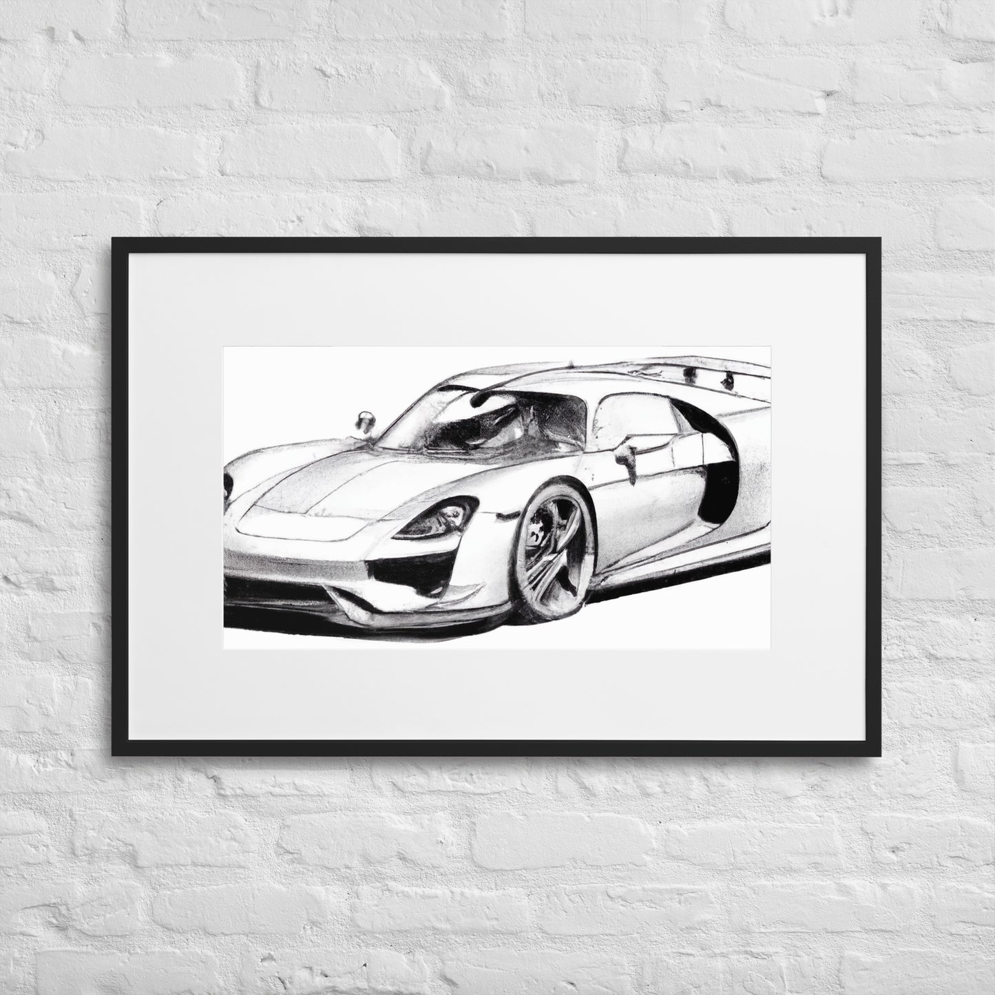 918 Sketch Eingerahmtes Poster
