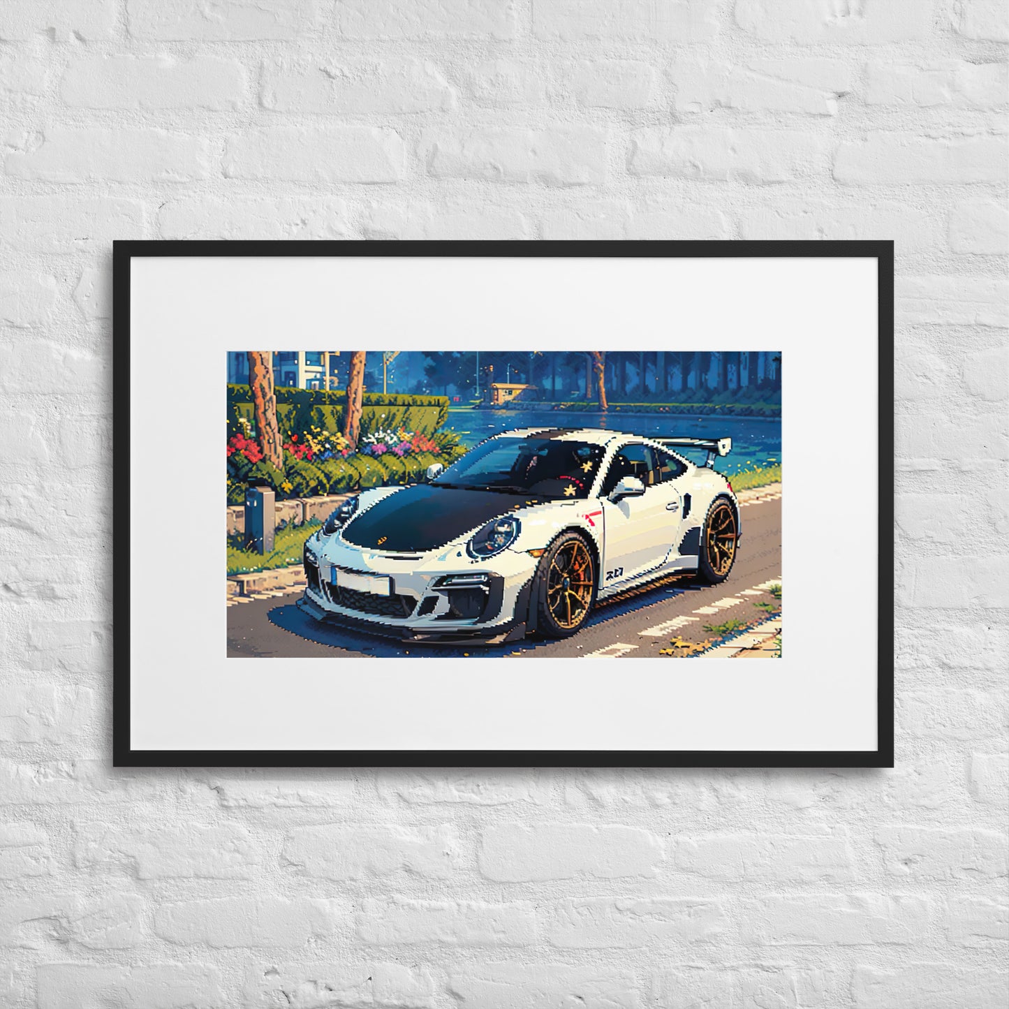 P-911-GT3-RS Eingerahmtes Poster