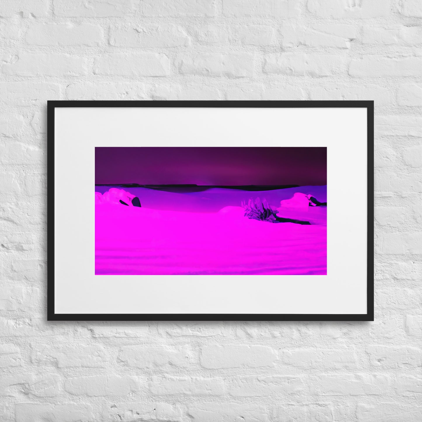 Desert Miracle Eingerahmtes Poster