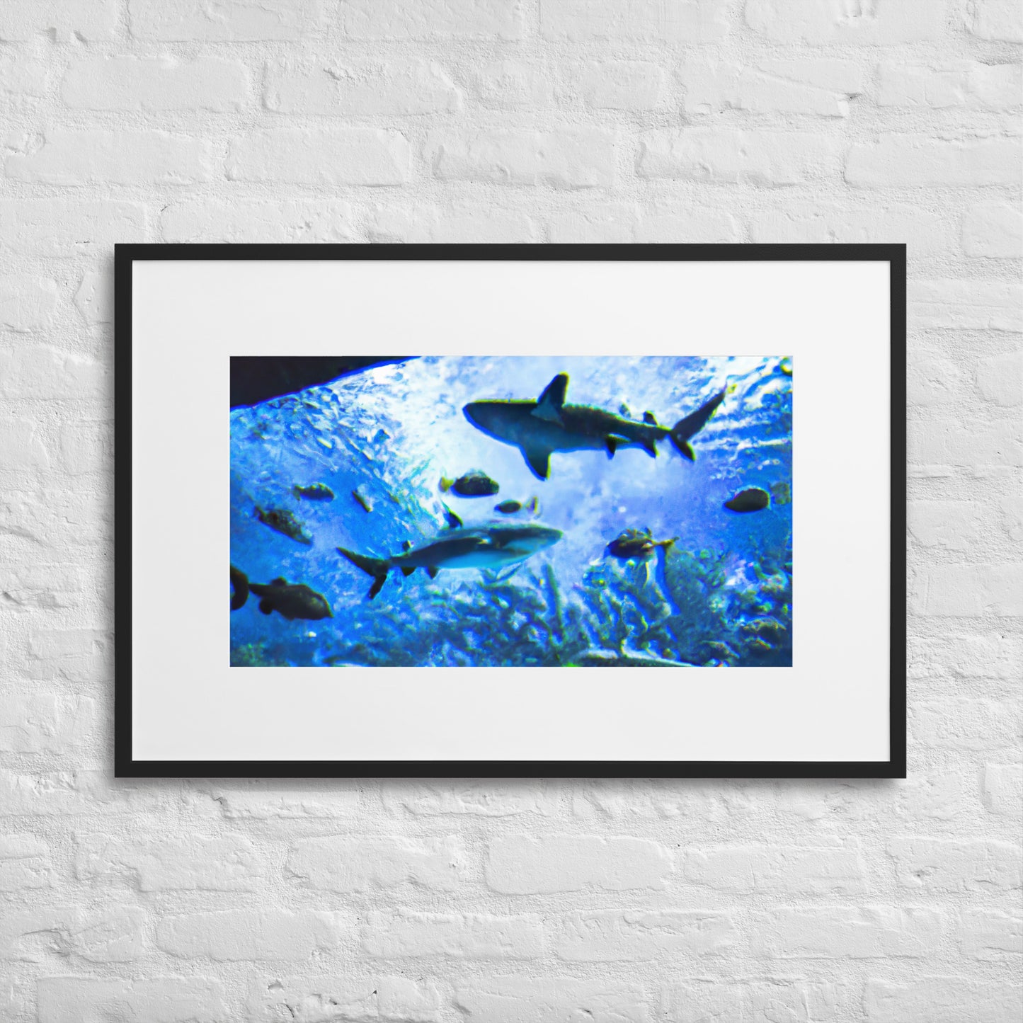Sealife Eingerahmtes Poster