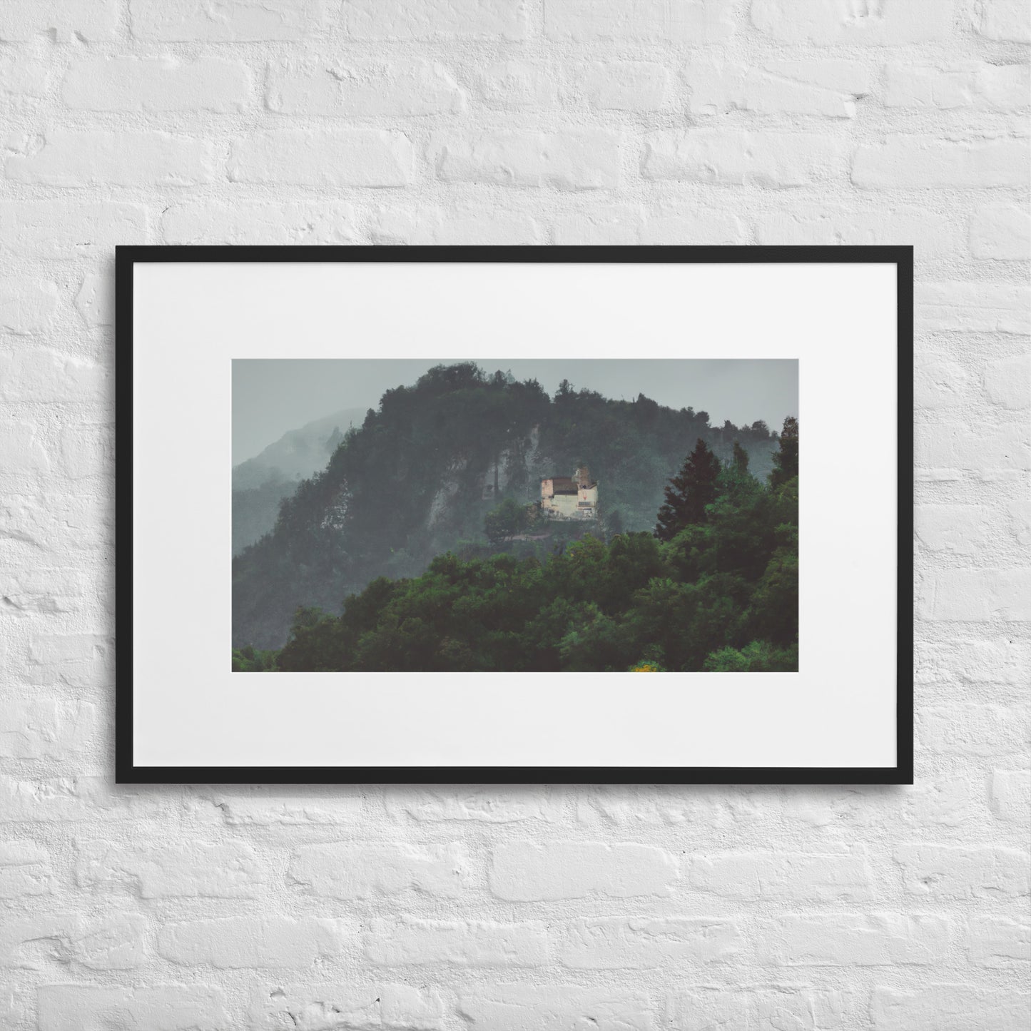 Secret in the Woods Eingerahmtes Poster