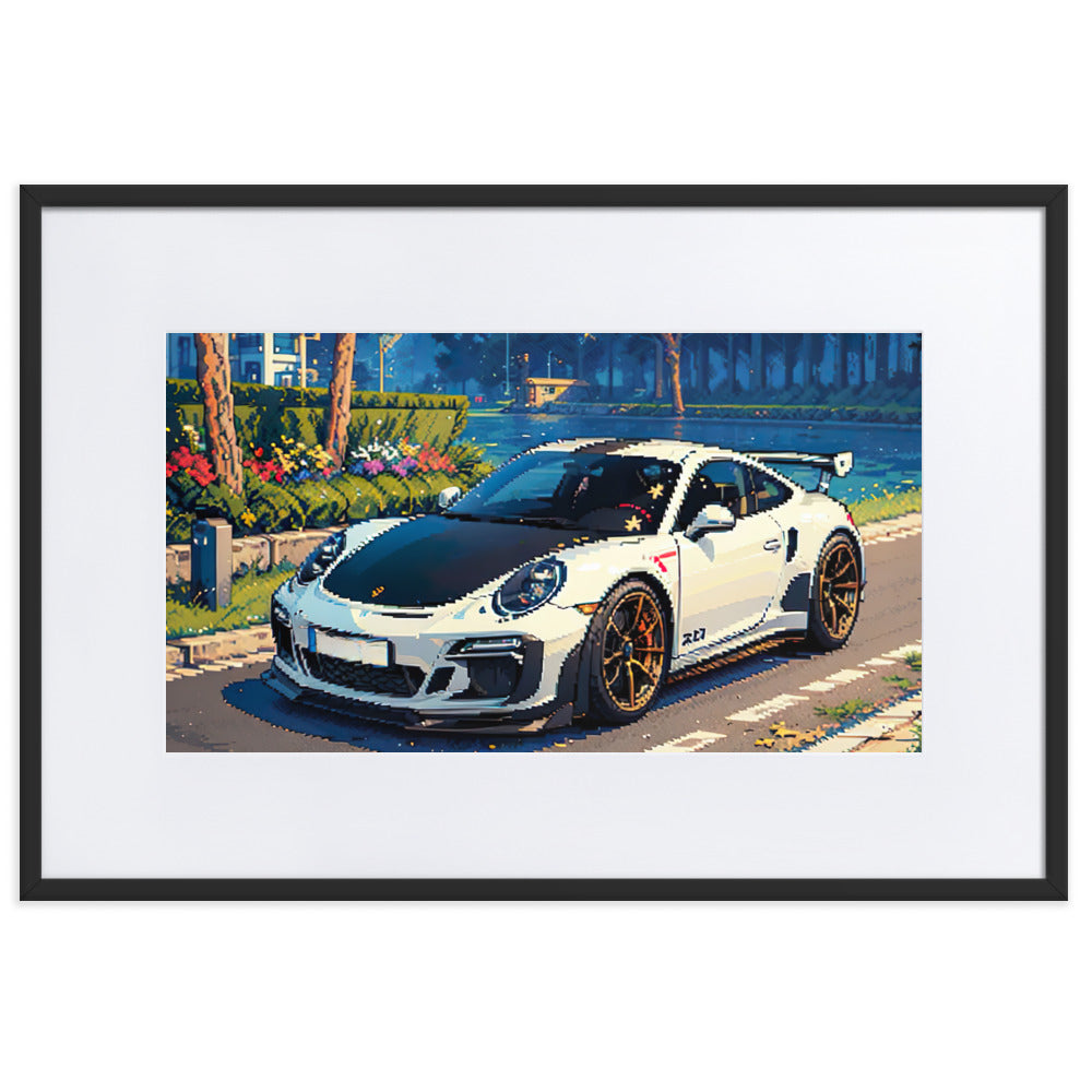 P-911-GT3-RS Eingerahmtes Poster