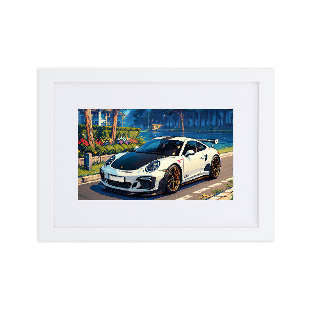 P-911-GT3-RS Eingerahmtes Poster