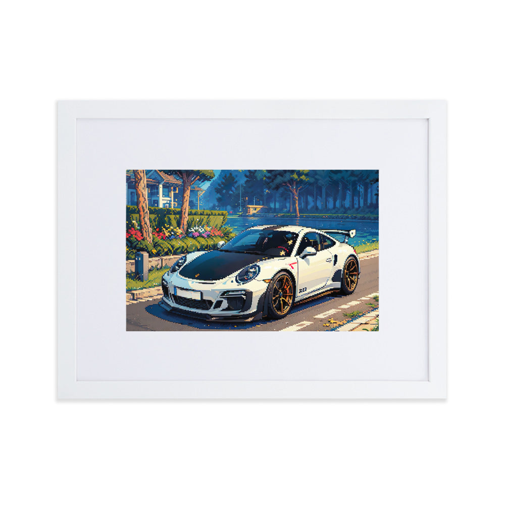 P-911-GT3-RS Eingerahmtes Poster