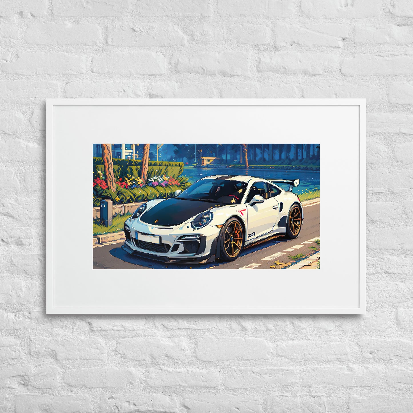 P-911-GT3-RS Eingerahmtes Poster