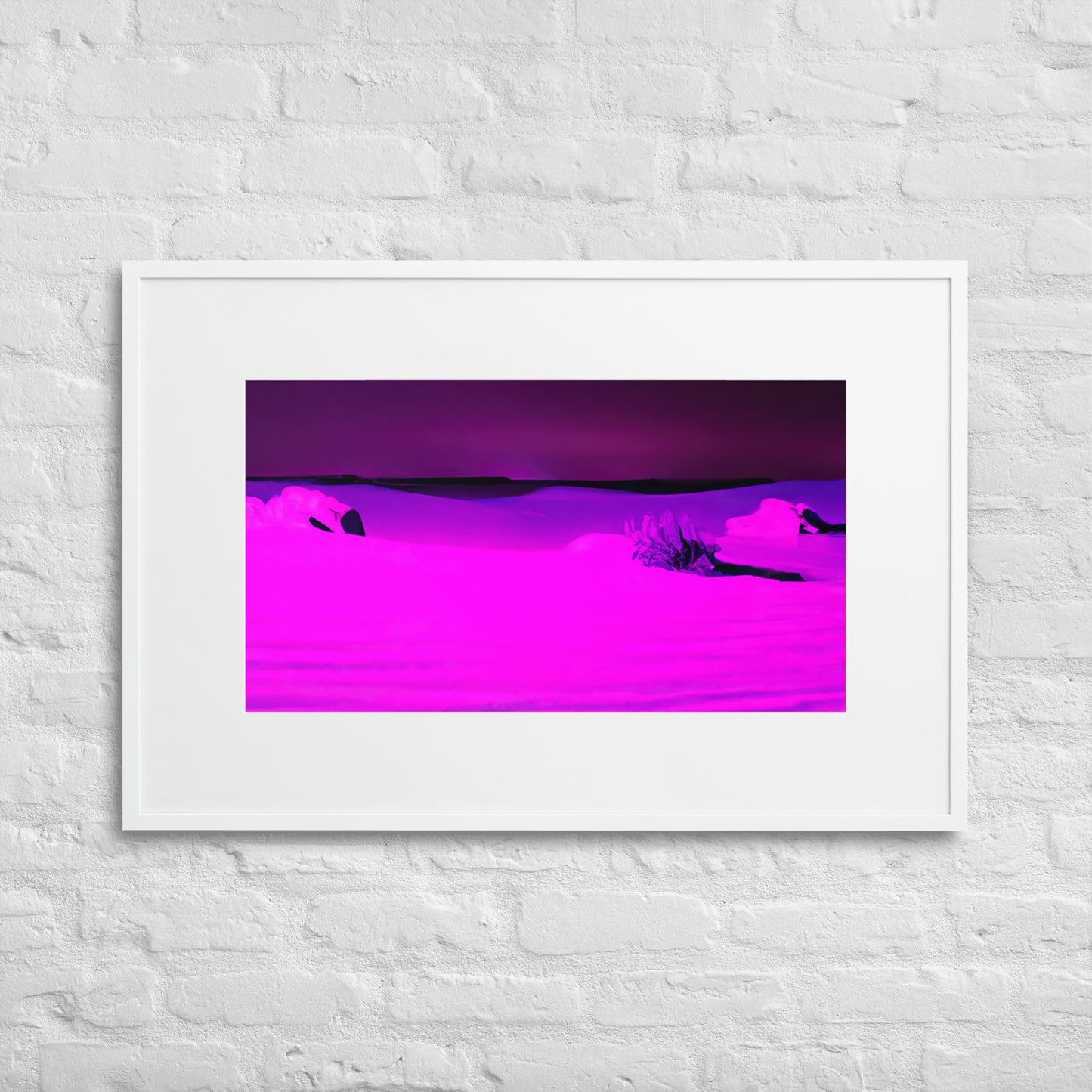 Desert Miracle Eingerahmtes Poster