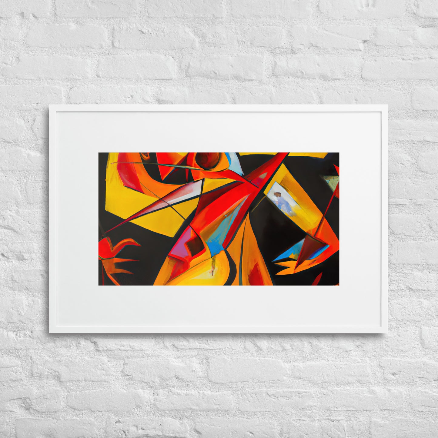 Red Dance Eingerahmtes Poster