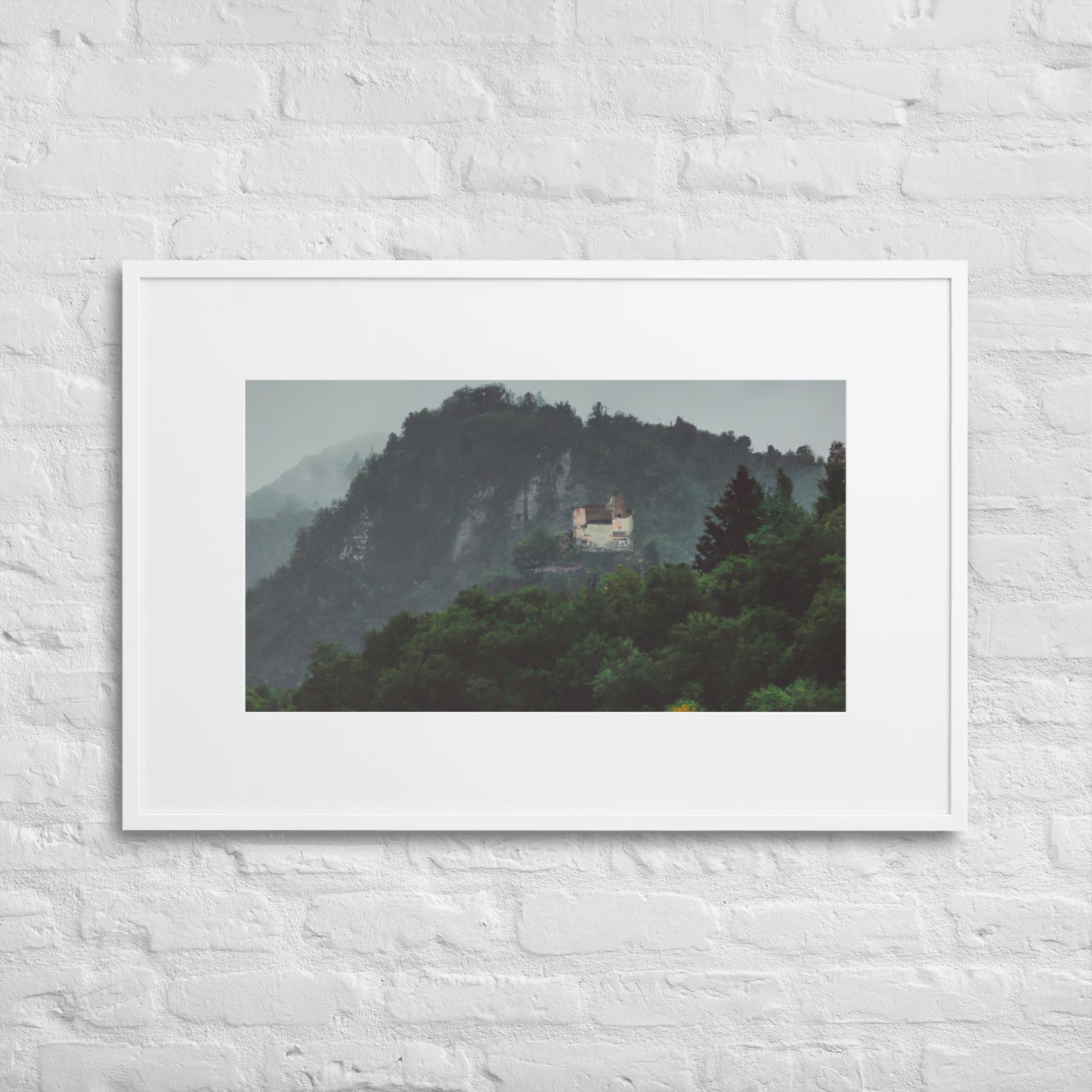 Secret in the Woods Eingerahmtes Poster