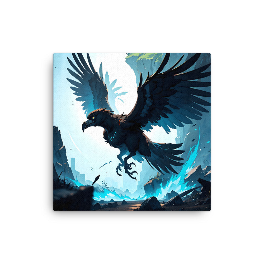 Silver Falcon Dünne Leinwand