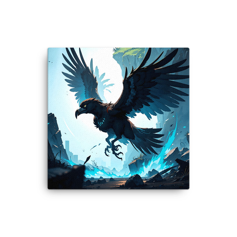 Silver Falcon Dünne Leinwand