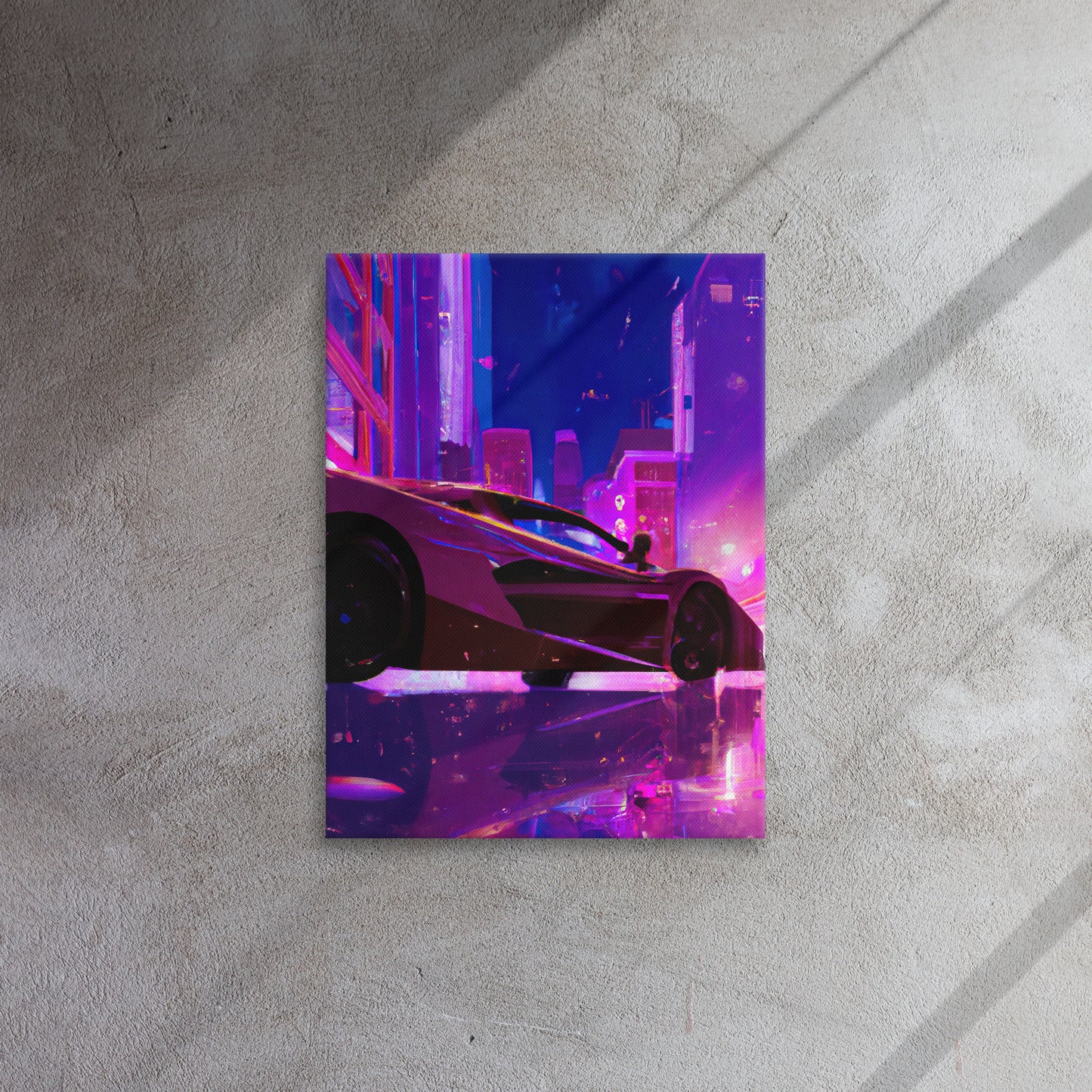 Neon City Leinwand