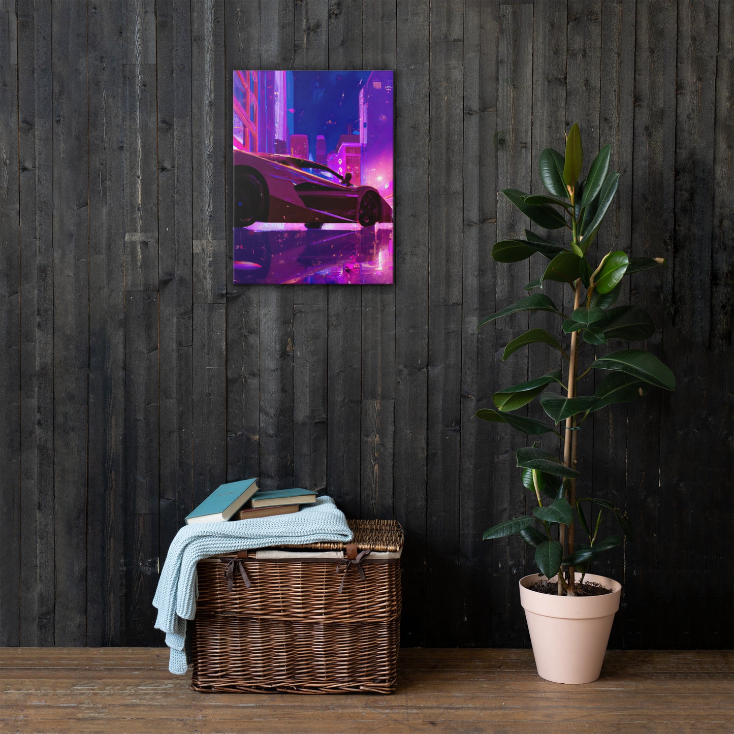 Neon City Leinwand