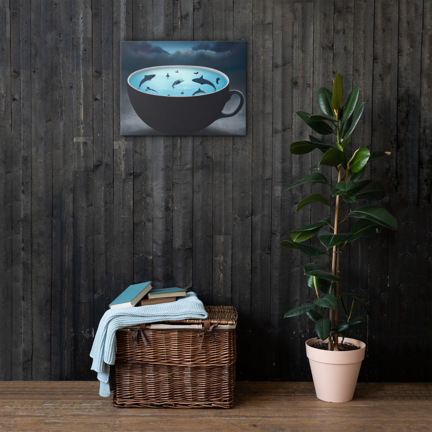 Sharksoup Leinwand