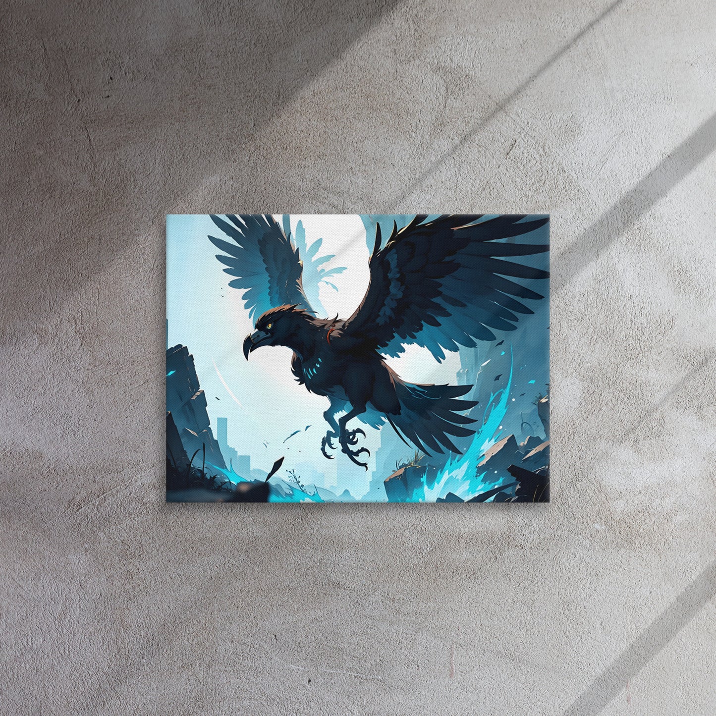 Silver Falcon Dünne Leinwand
