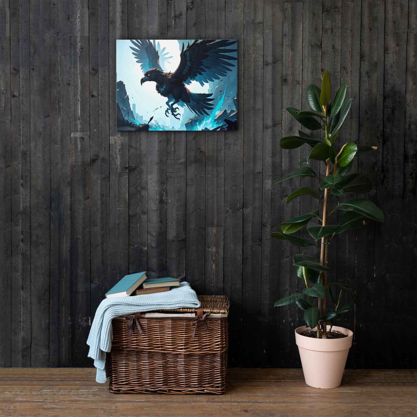 Silver Falcon Dünne Leinwand