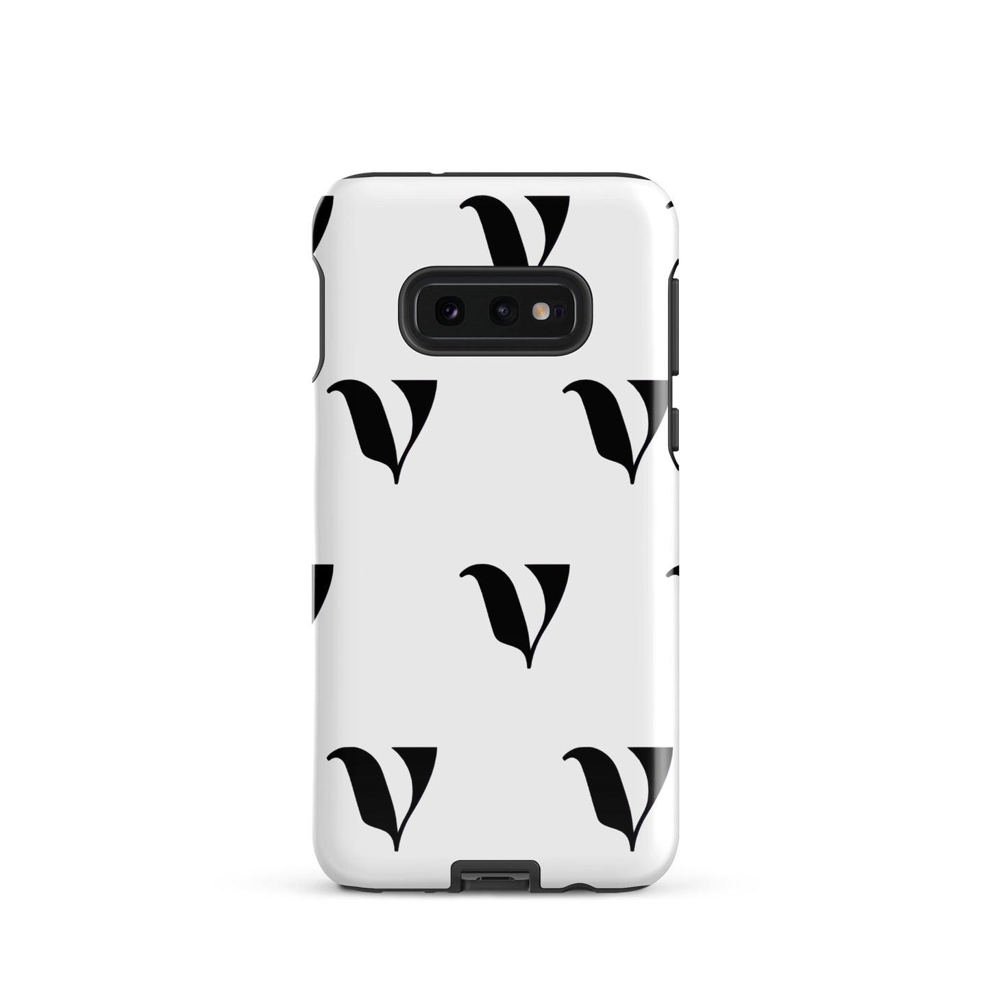 Black V Samsung Handyhülle