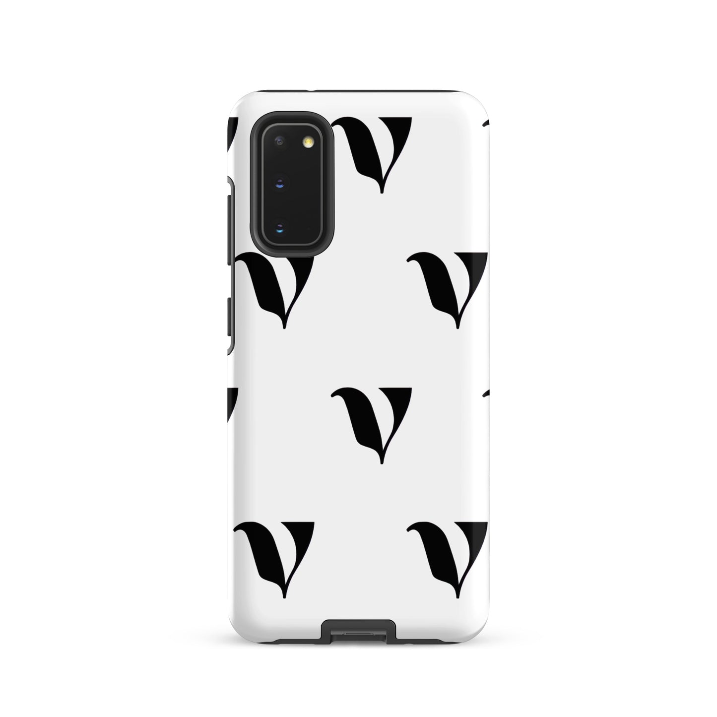 Black V Samsung Handyhülle