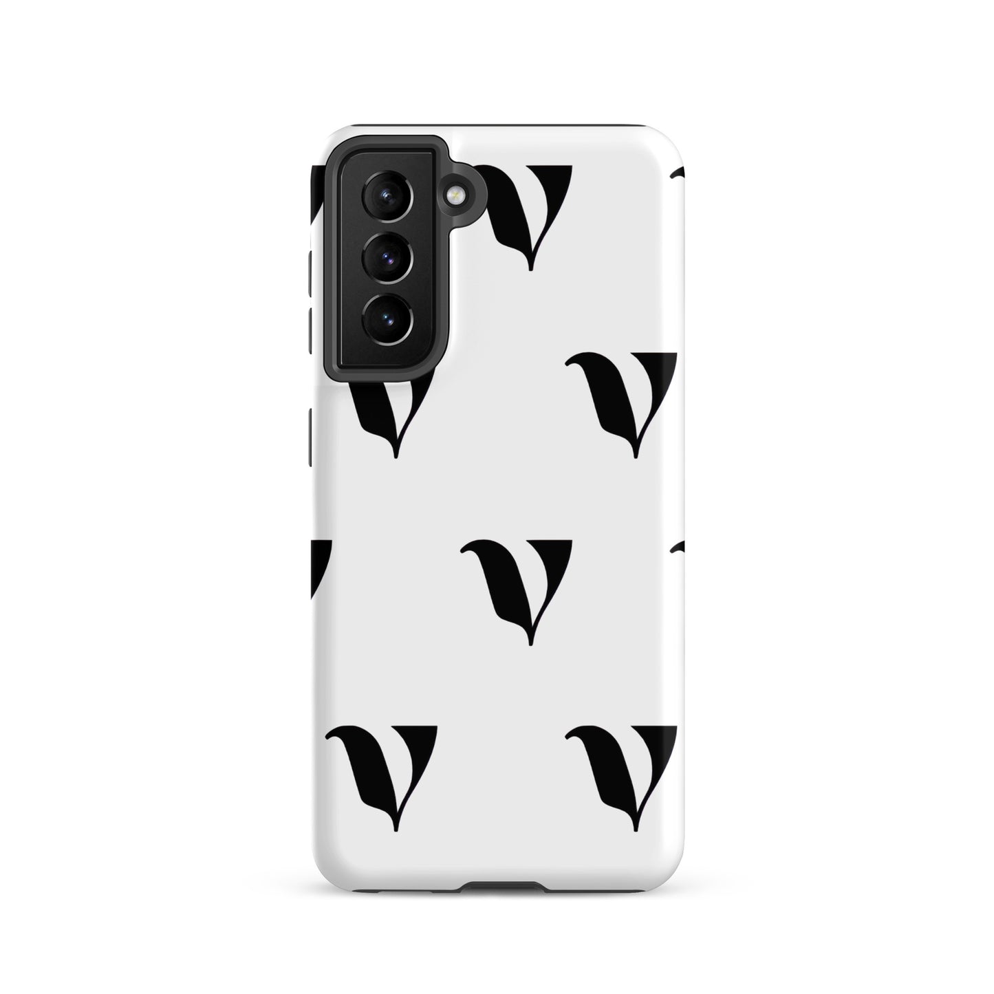 Black V Samsung Handyhülle
