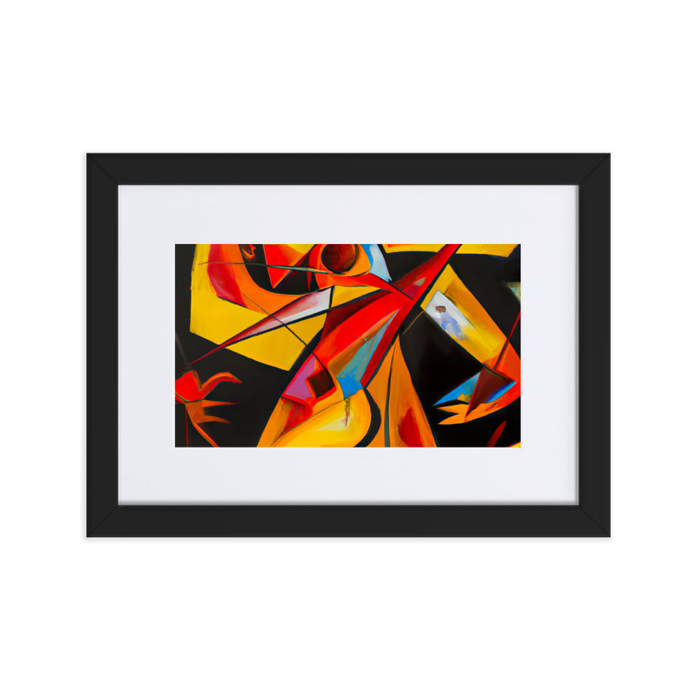 Red Dance Eingerahmtes Poster