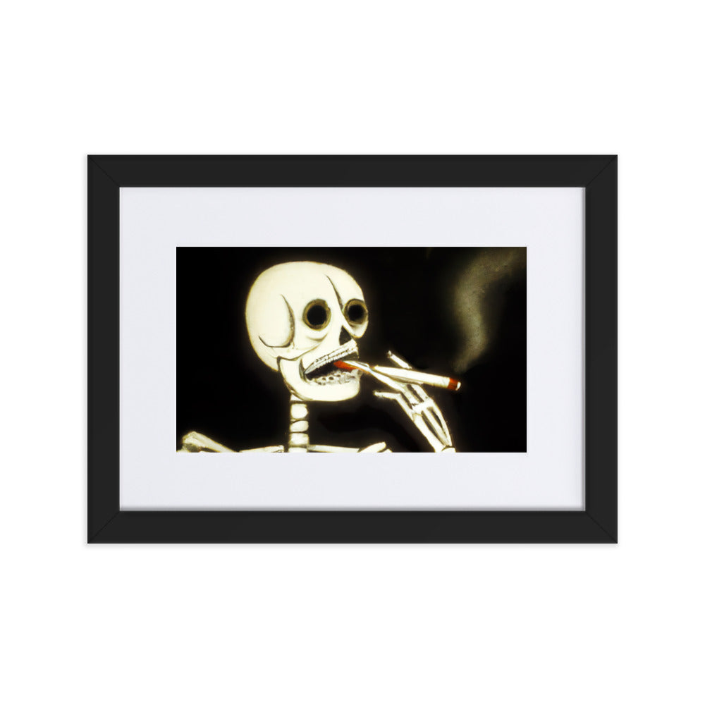 Smoking Kills Eingerahmtes Poster