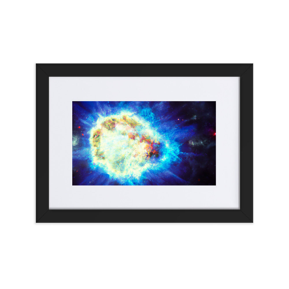 Dying Star Eingerahmtes Poster