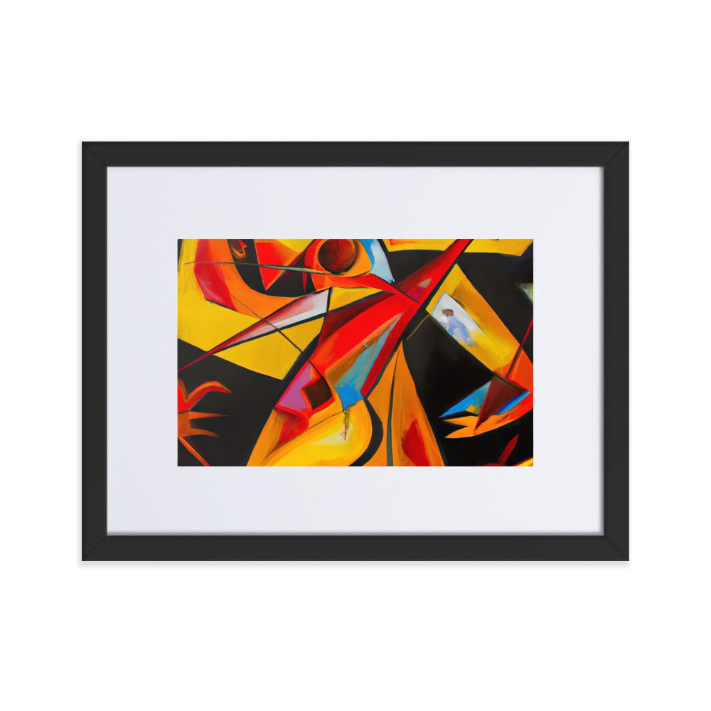 Red Dance Eingerahmtes Poster