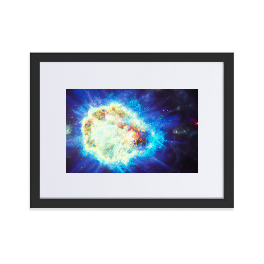 Dying Star Eingerahmtes Poster