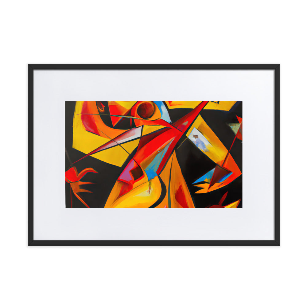 Red Dance Eingerahmtes Poster