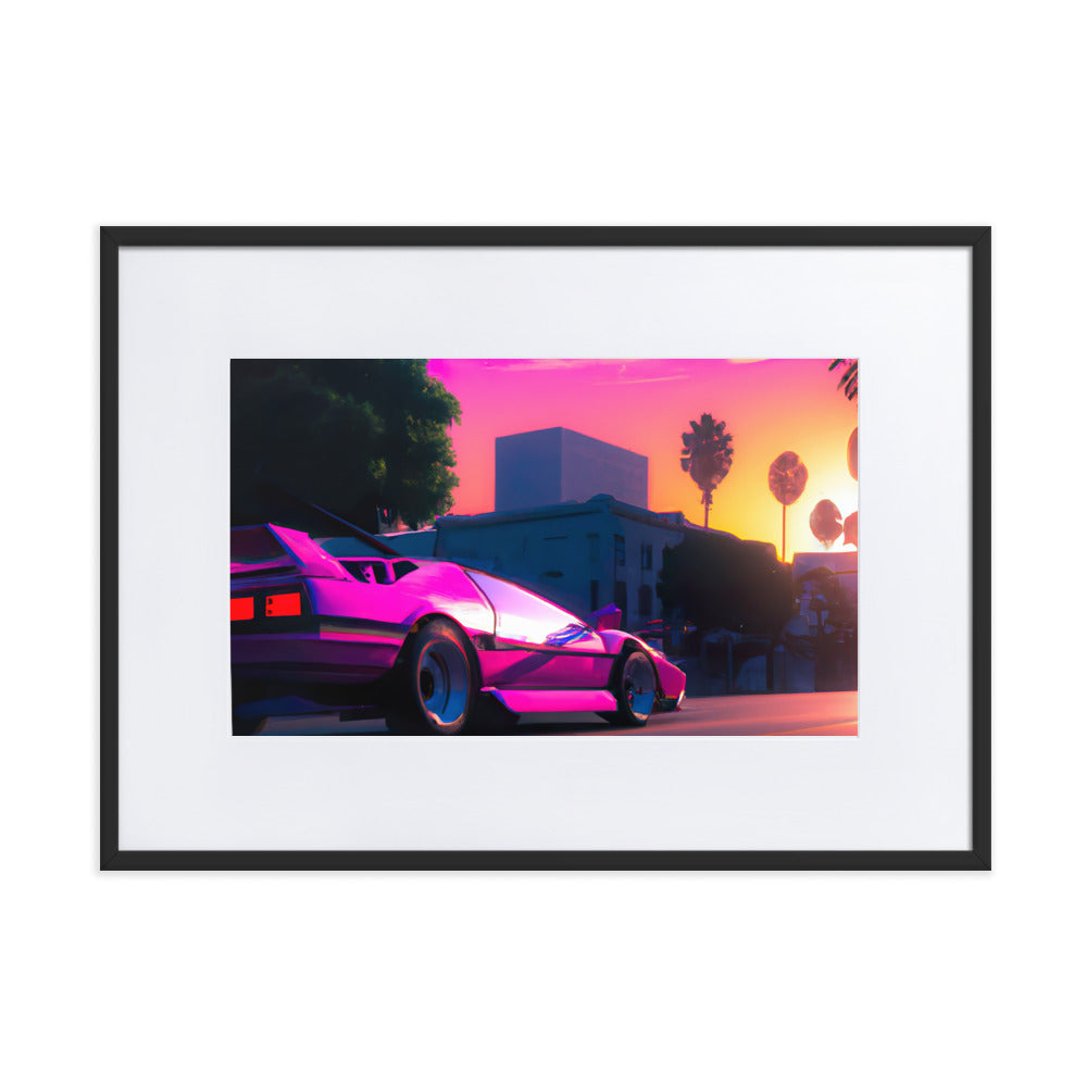 Sunshine Horizon Eingerahmtes Poster