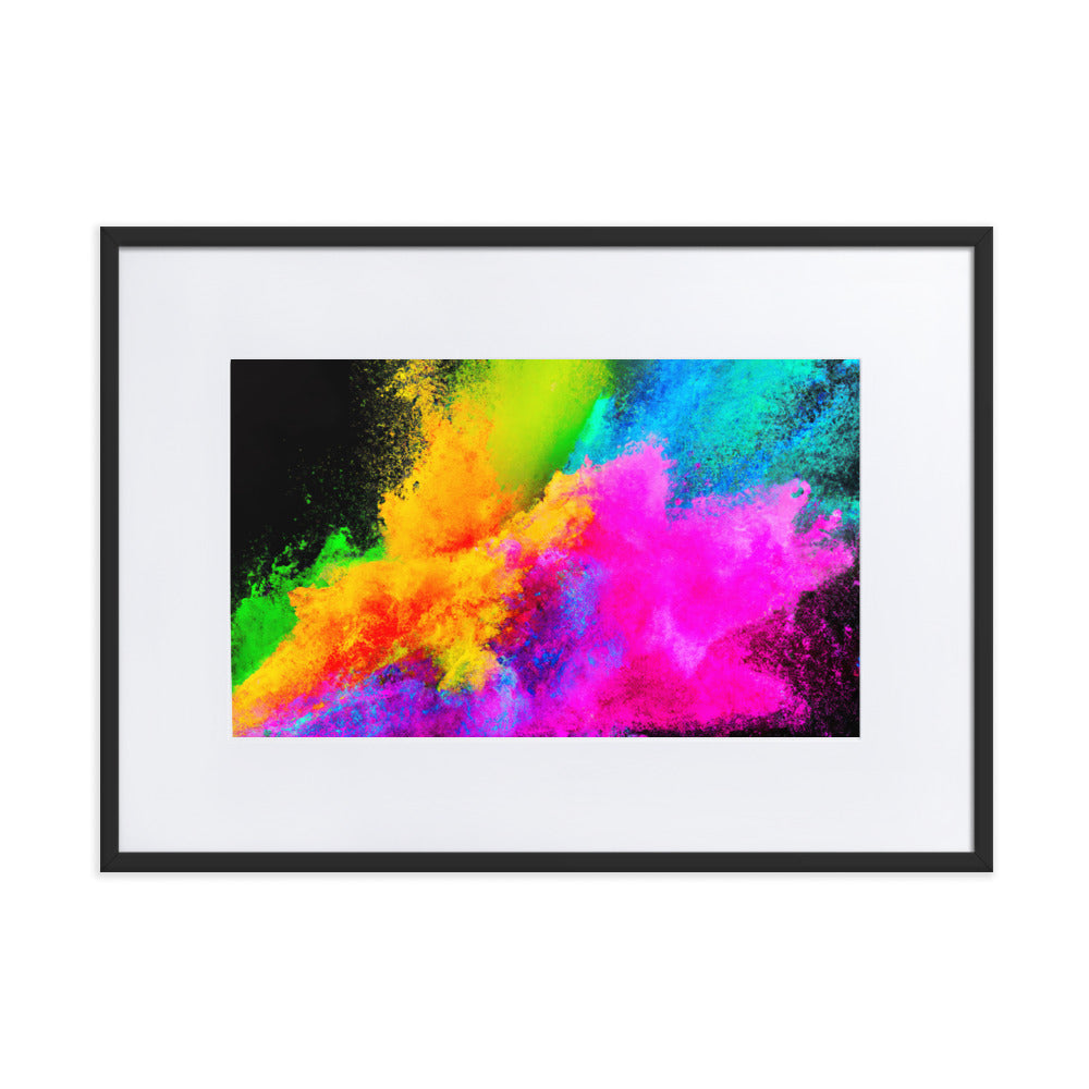 Colour Eingerahmtes Poster