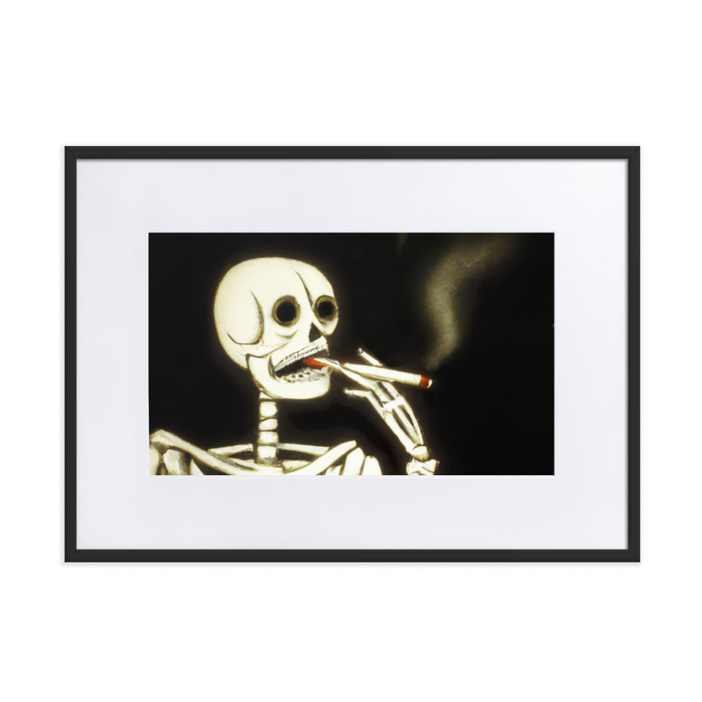 Smoking Kills Eingerahmtes Poster