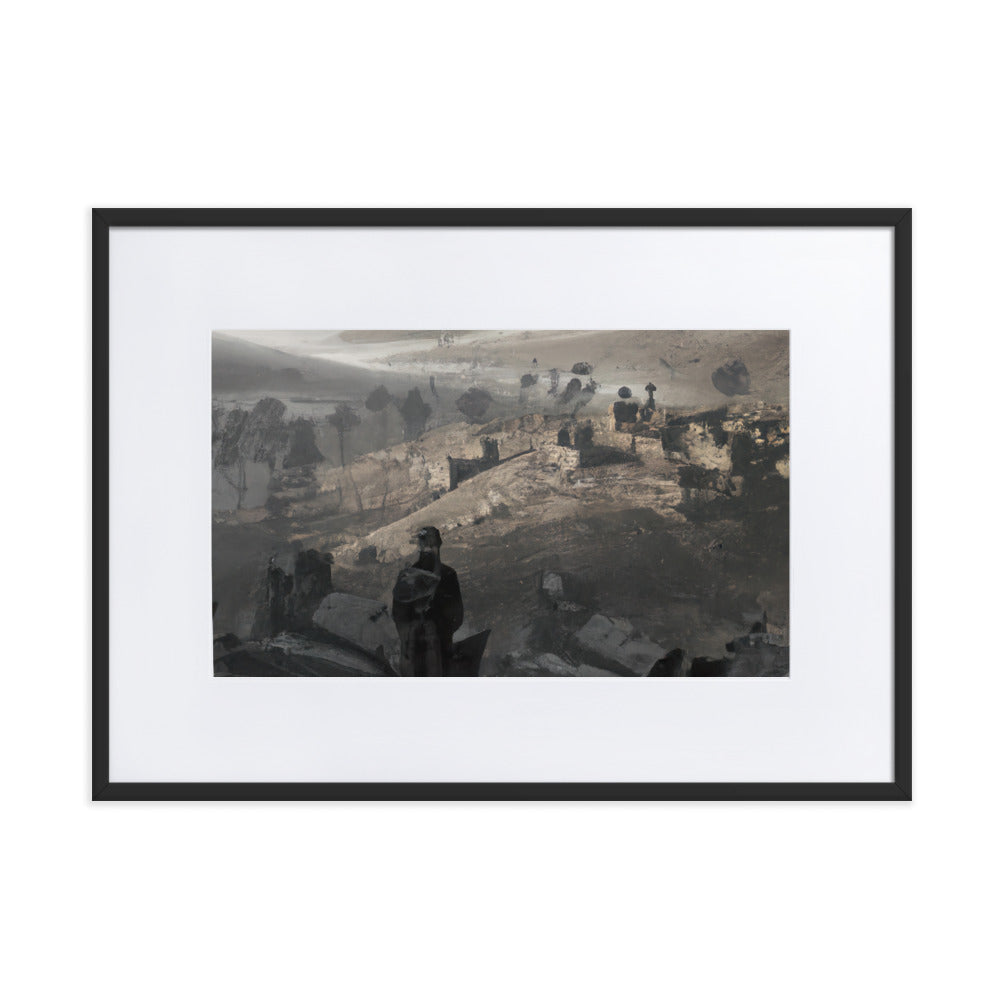 View of Terror Eingerahmtes Poster