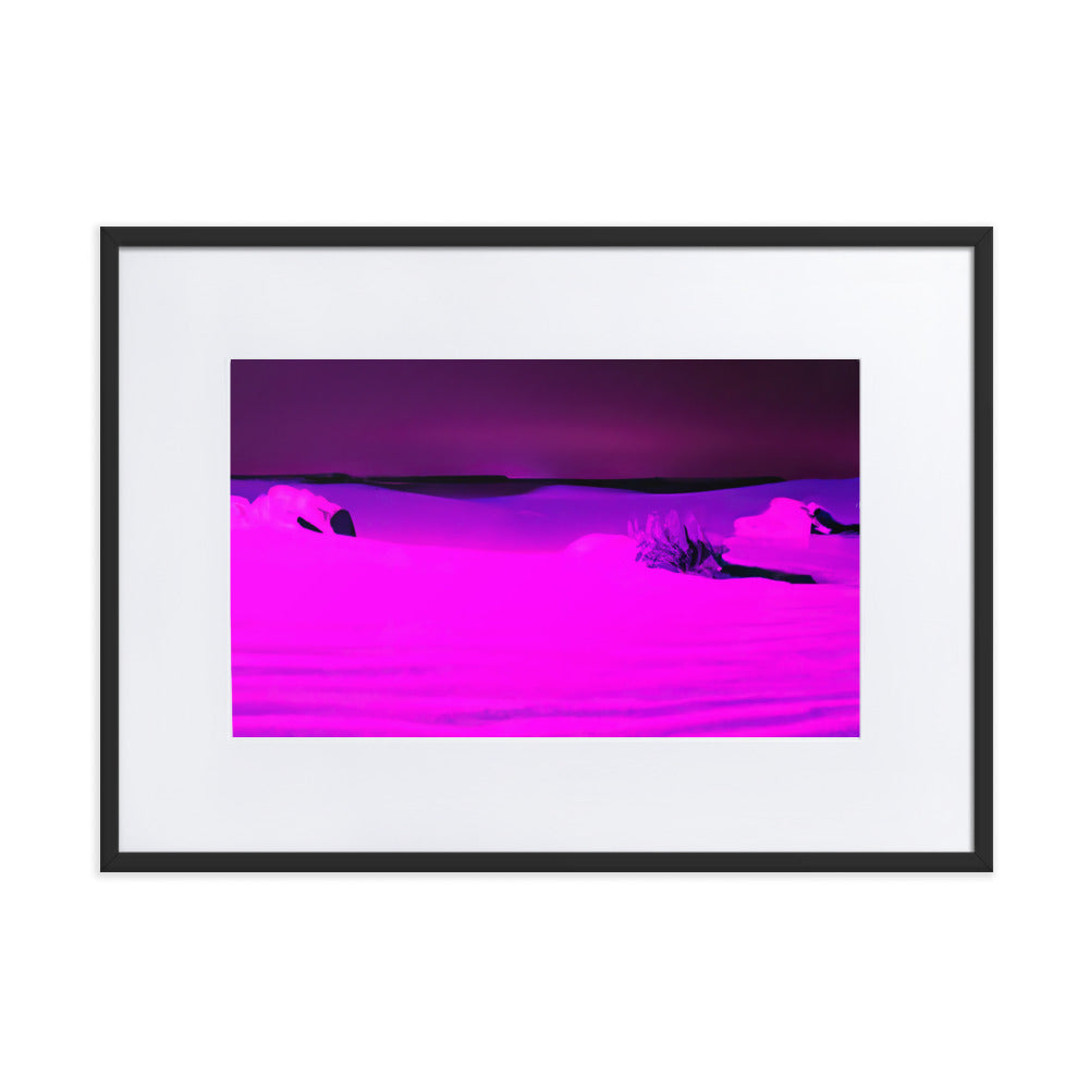 Desert Miracle Eingerahmtes Poster
