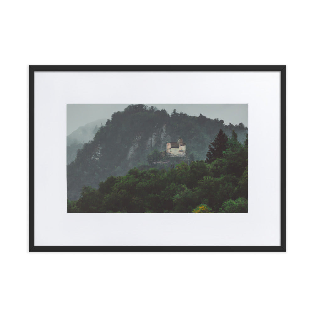 Secret in the Woods Eingerahmtes Poster