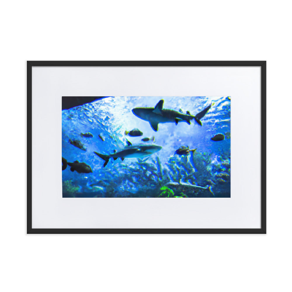 Sealife Eingerahmtes Poster
