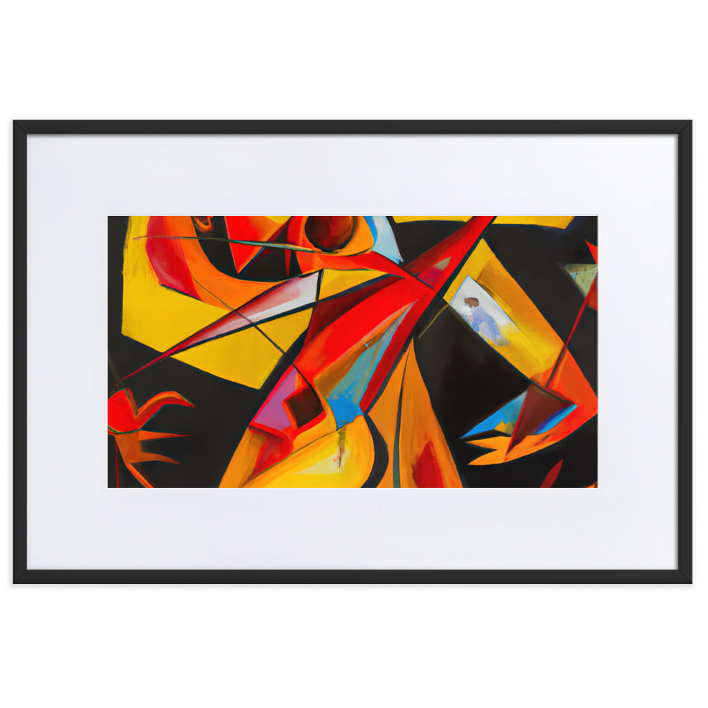 Red Dance Eingerahmtes Poster