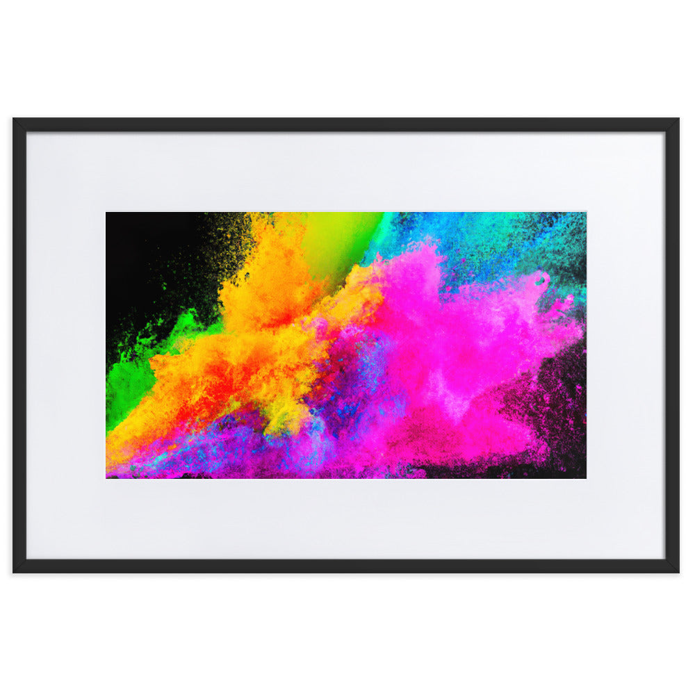Colour Eingerahmtes Poster