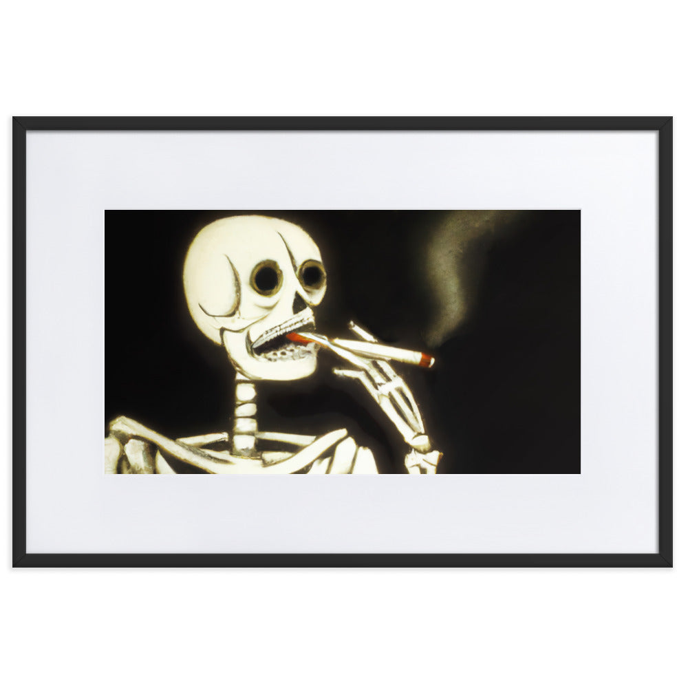 Smoking Kills Eingerahmtes Poster