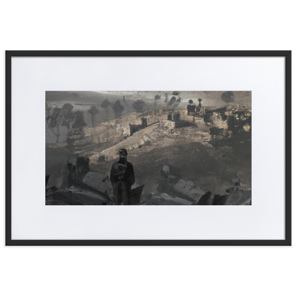 View of Terror Eingerahmtes Poster