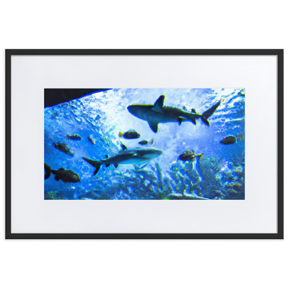 Sealife Eingerahmtes Poster