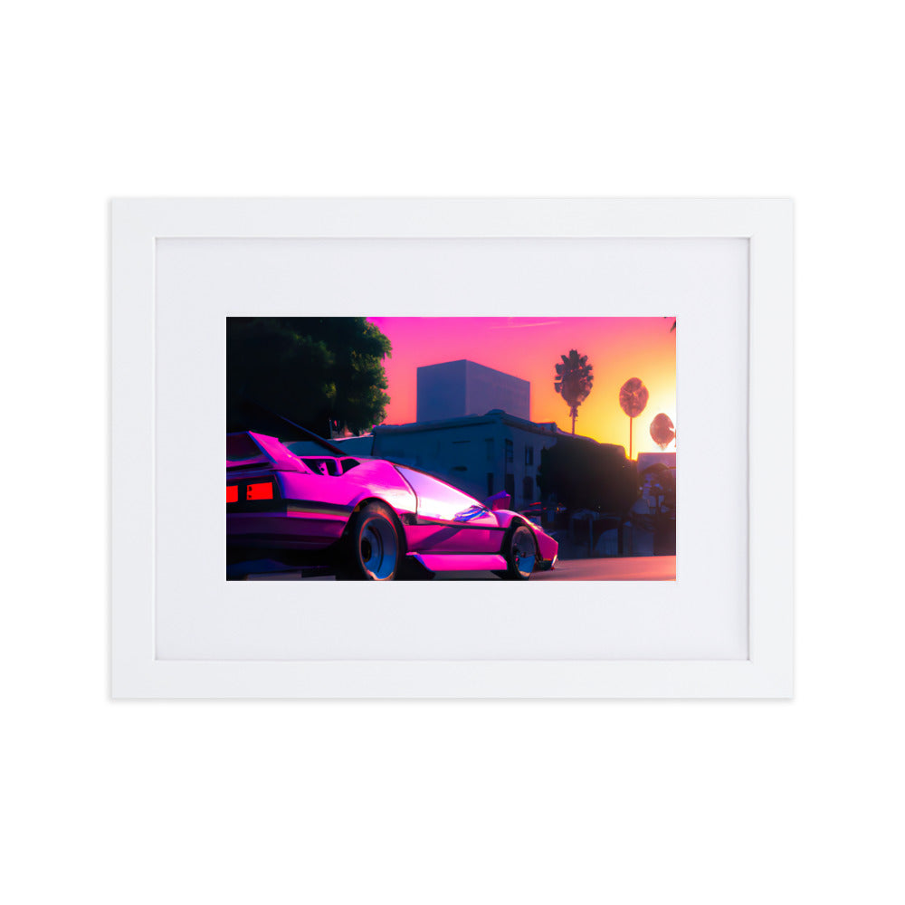 Sunshine Horizon Eingerahmtes Poster