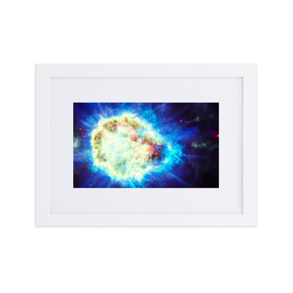 Dying Star Eingerahmtes Poster