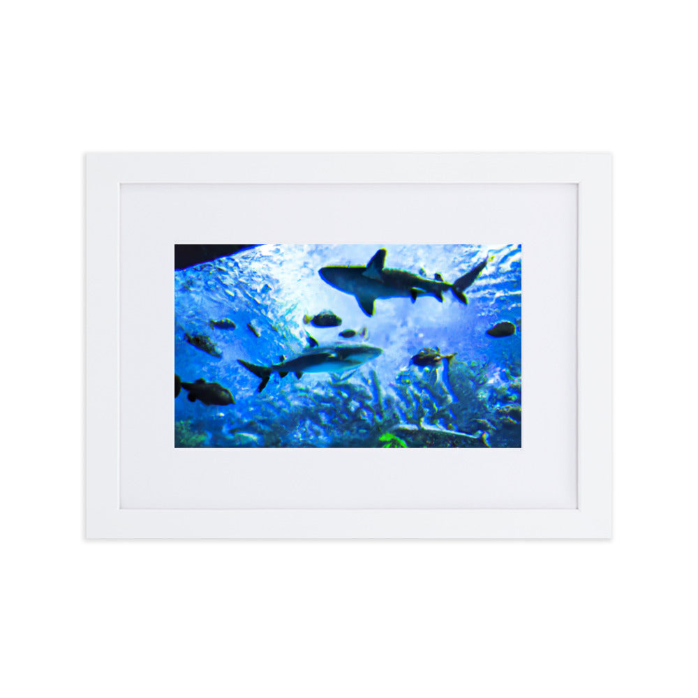 Sealife Eingerahmtes Poster