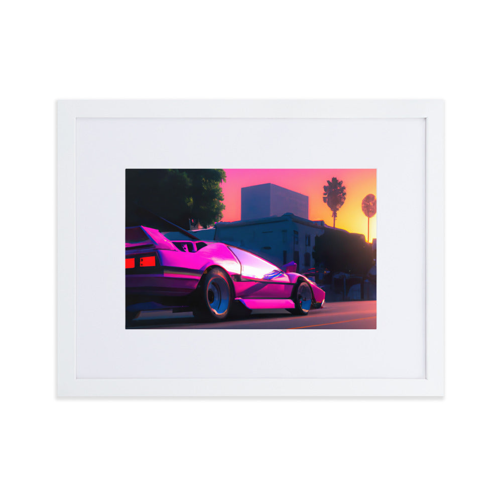 Sunshine Horizon Eingerahmtes Poster